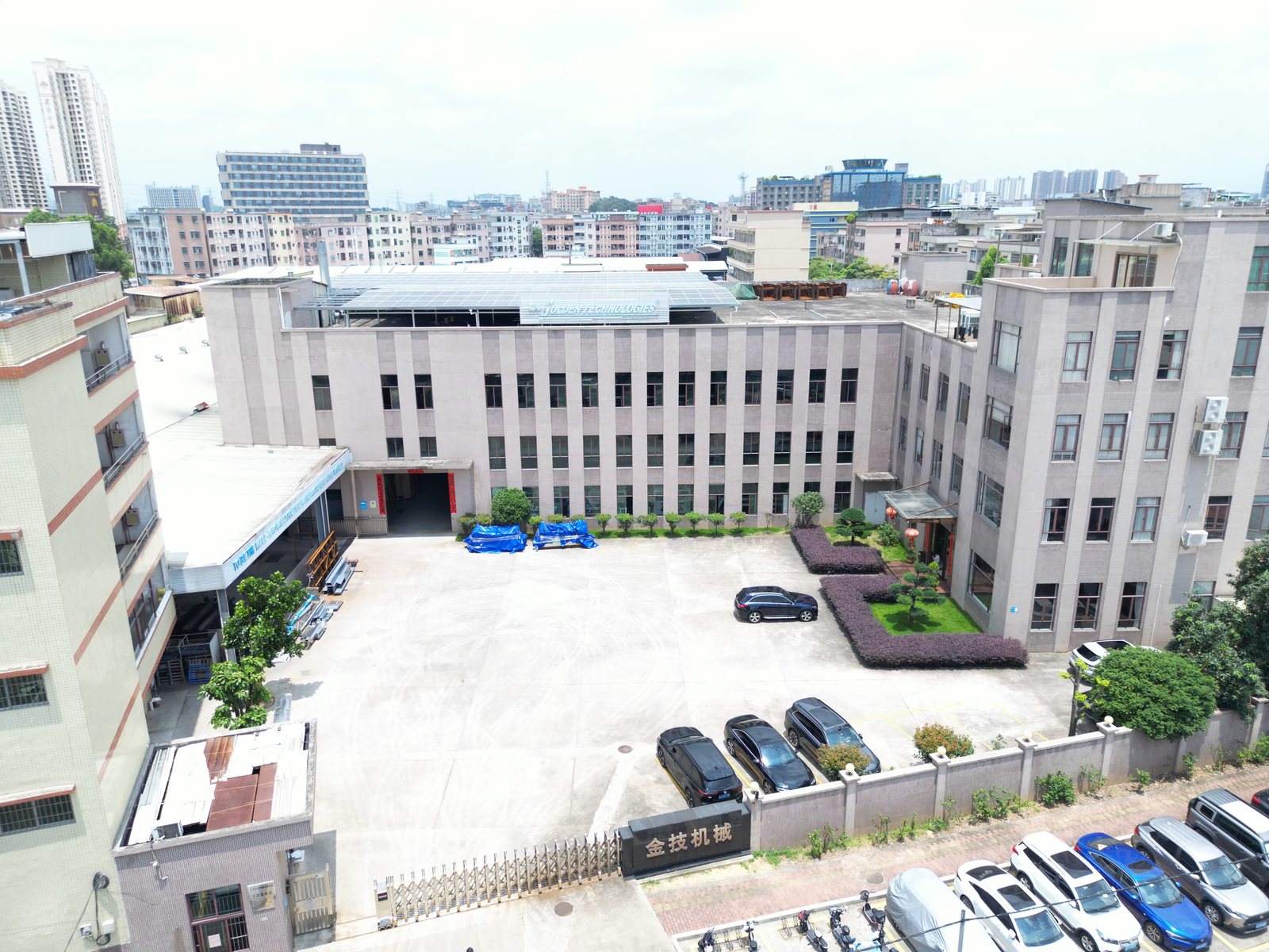 Golden Technologies factory aerial view