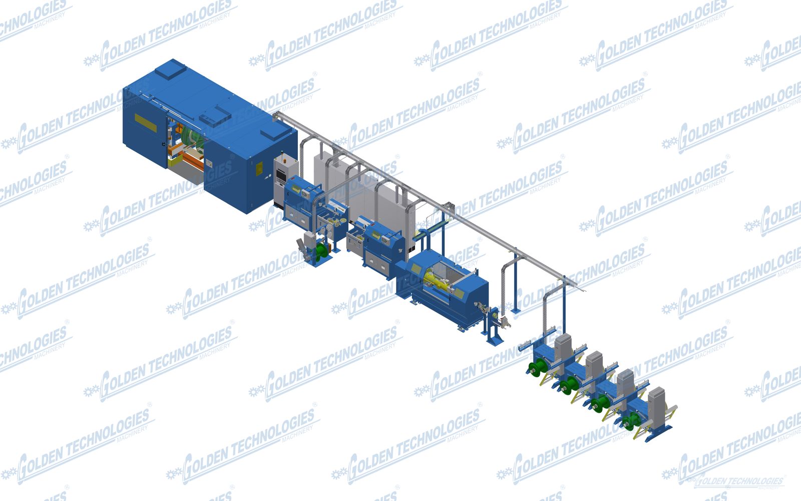 Single-twist bunching line ST1250 1250 mm
