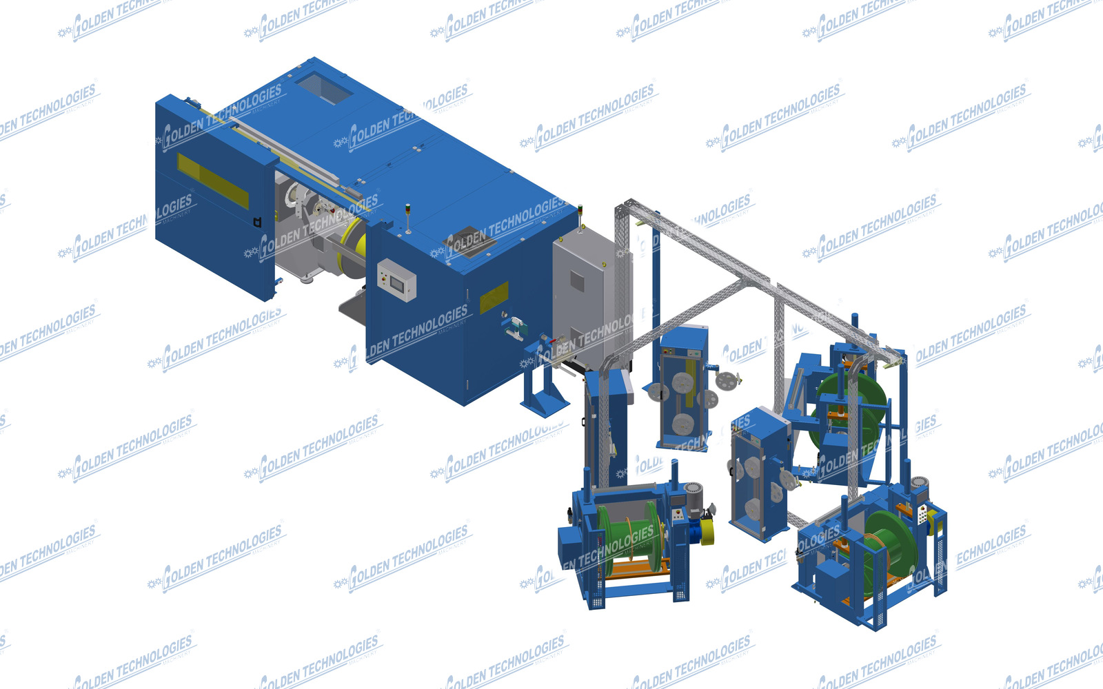 Insulated / copper-wire double twisting line DT1000 1000 mm