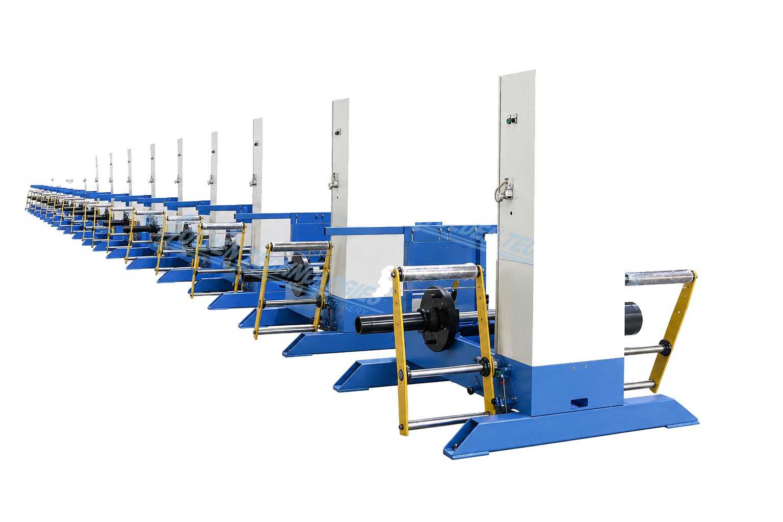 Multi-driven pay-off for buncher